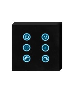 Glass Faced Touch Panel controller for RGB LED lighting 