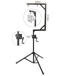 Heavy Duty Lighting Stand with Winch