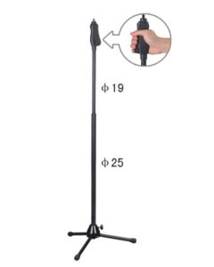 Microphone Stand with Tripod Legs and Quick Release