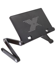 NJS Adjustable Laptop/Tablet Stand with USB fans and Mouse Holder