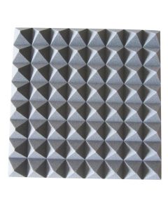 New Jersey Sound Acoustic Foam Tiles (Style Pyramid Colour Grey)