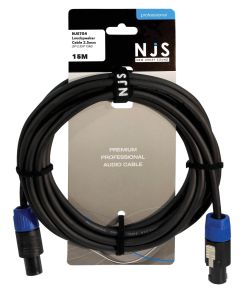 Loudspeaker Cable with 2 x 2.5mm REAN Plugs 15m
