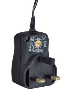 Multi-Voltage 600ma Regulated Switch Mode Power Supply UK Plug