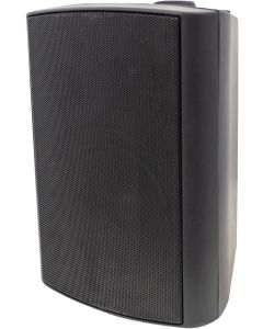 Black Wall Bookshelf 100v/8ohm 5.25inch Pair Speakers