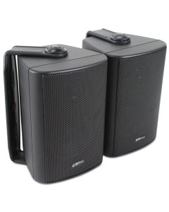 2x Adastra Black Wall Mountable Home Audio Hi-Fi Surround Sound Speakers 60W