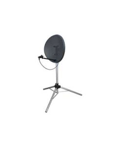 Small Height Adjustable (895-1125mm) Silver Satellite Stand
