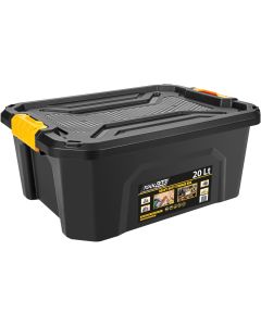 20L Heavy Duty Stackable Storage Box with Clip on Lid