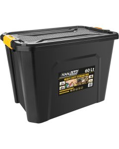 50L Heavy Duty Stackable Storage Box with Clip on Lid
