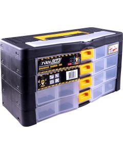 Modular Multi 4 Drawer Storage Box with Lid