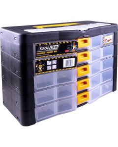 Modular Multi 5 Drawer Storage Box with Lid
