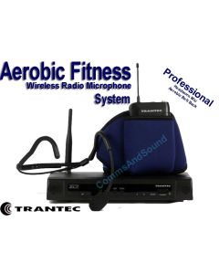 Trantec S4.10 Aerobic Fitness Wireless Radio Microphone System S4.10-W-EB-GG3 ch38