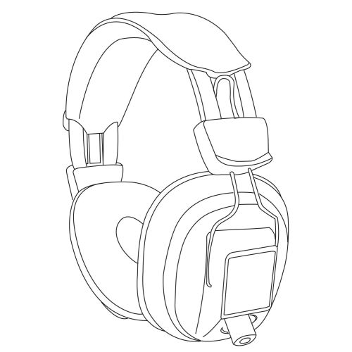 Avlink Msh40 Mono/stereo Headphones With Volume Control