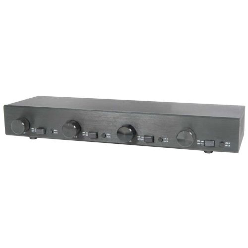 4 Zone Speaker Selector With Volume Control, Switch Box Hifi Stereo Distribution 128.303 B
