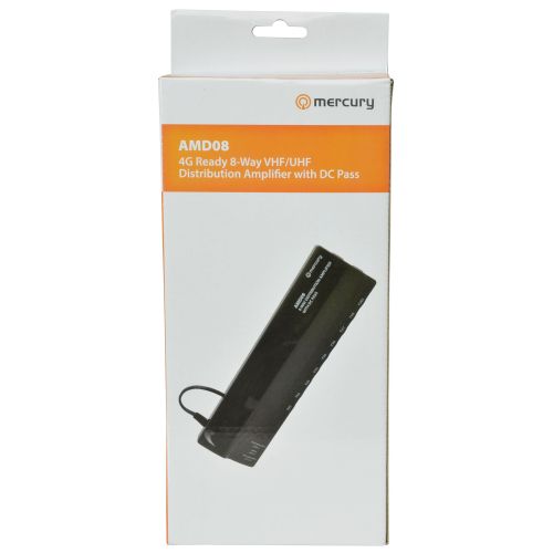 Mercury Amd08 8 Way Vhf/uhf Distribution Amplifier