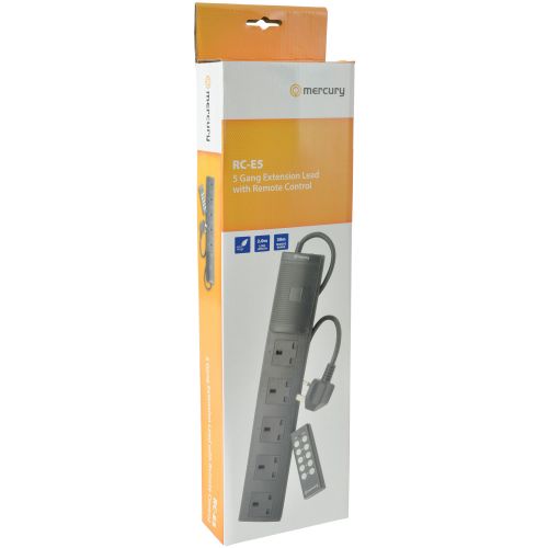 Mercury Rc-e5 5 Way Remote Controlled Extension Gang