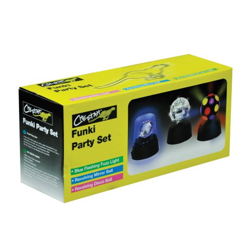 Funki Party Set Containing Mini Disco Lights