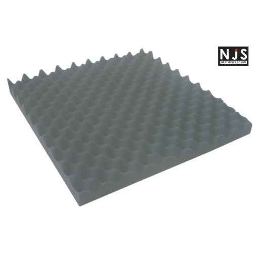Grey Acoustic Foam Tile 50 x 50cm Sound Proofing for Studios