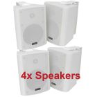 4x Adastra bc5-W White Stereo 90w Speakers 5.25in  100.904 B3