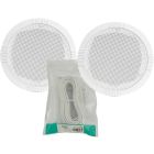 2x in Ceiling Wall Surround Sound Speakers  White + 10M Cable 100.031B