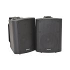 2x QTX Sound Black Wall Mount Hi-Fi Surround Sound Home Audio Speakers 100.905 B2