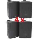 4x 180w bc8-B Stereo Surround Sound Speakers 2-Way 8in INC Brackets 100.911 B2