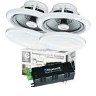 30w Bluetooth Stereo Amplifier, Ceiling Speaker Kit, Free Cables b425bl B1