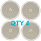 4x Adastra Ceiling Speaker With Directional Tweeter C8D 120w 8Inch White 