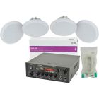 Cafe Restaurant Bluetooth Amplifier 4x Ceiling Speakers System Kit 103.122 B2