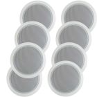 8x Bosch 6" 100V Ceiling Speakers for Cafe Restaurant Pub Shop