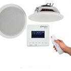 Bluetooth Ceiling Speaker Kit Adastra WA-215 Set in-Wall remote USB SD Radio
