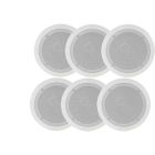 6x 100w Stereo Loudspeakers Ceiling in Wall Speakers 952.537