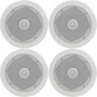 4x Ceiling Wall Surround Sound Speakers 80w 5.25in 952.528 B