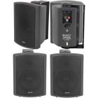 4x Weatherproof Outdoor Garden Speakers 130w 952.963 B2