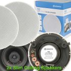 2 x ADASTRA SL5 FLUSH IN-CEILING WALL SPEAKERS SLIMLINE 5.25" 35W RMS