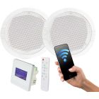 Adastra In-Wall Bluetooth FM Radio Music System with Ceiling Speakers and Remote control