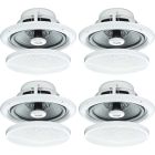 4x Ceiling Speakers, 5inch 80w Moisture Resistant for Bathroom or Kitchen b402 B