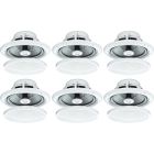 6X 5" Moisture Resistant Ceiling Speakers 80W 8ohm Bathroom Or Kitchen B402A B