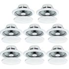 8x 5inch 80w Moisture Resistant Ceiling Speakers for Bathroom or Kitchen b402 B