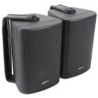 2x Adastra Black Wall Mountable Home Audio Hi-Fi Surround Sound Speakers 60W