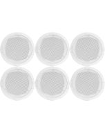 6x Ceiling Wall Hifi Surround Sound Speakers 35w 8ohm 5inch White 100.031B