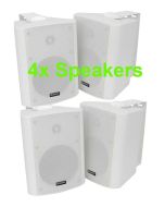 Adastra bc5-W 4 X Stereo 90w White Speakers 5.25”  100.904 B2