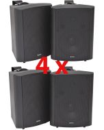 4x 180w bc8-B Stereo Surround Sound Speakers 2-Way 8in INC Brackets 100.911 B2