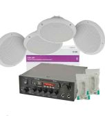 4x 6.5inch Ceiling Speakers, Digital Stereo Bluetooth Amp and Cables 103.122 B3