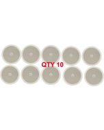 10x Ceiling Speaker With Directional Tweeter C8D 120w 8" Inch White 