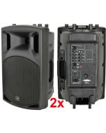 2x 12inch ACTIVE PA SPEAKERS