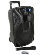 QTX Busker 10 Portable PA Speaker Wireless MICS USB SD FM Bluetooth