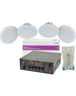 Cafe Restaurant Bluetooth Amplifier 4x Ceiling Speakers System Kit 103.122 B2