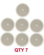7x Adastra Ceiling Speaker With Directional Tweeter C8D 120w 8" Inch White 