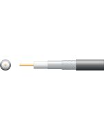 Mercury Eco Rg6 Foamed Pe Coaxial Cable With Aluminum Braid - 100m Black