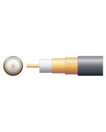 Mercury 100u Foamed Pe Coaxial Cable With Cu Braid - 100m Black